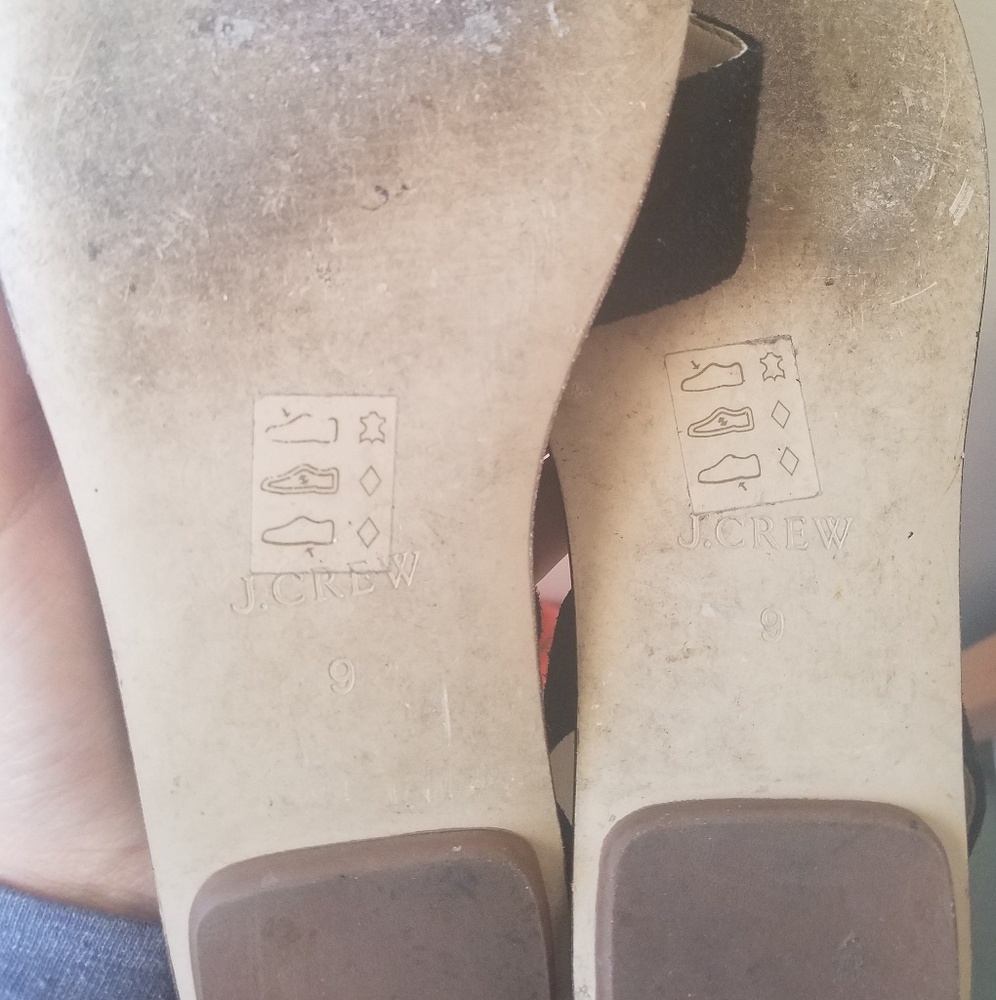 J. Crew Suede Ankle Wrap Sandals (9) - Picture 2 of 7